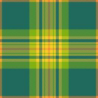 Seamless texture of check fabric plaid with a textile tartan pattern background. vector