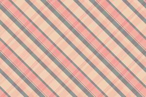 Fabric plaid texture of seamless tartan textile with a background pattern check. vector