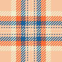 Textile design of textured plaid. Checkered fabric pattern swatch for shirt, dress, suit, wrapping paper print, invitation and gift card. vector