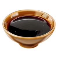 soy sauce in bowl. png