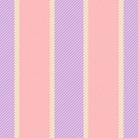 Seamless vertical lines of texture fabric with a textile stripe background pattern. vector