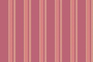 Latin fabric seamless textile, editable vertical texture stripe. Hobby pattern lines background in red and amber colors. vector