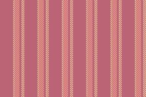 Latin fabric seamless textile, editable vertical texture stripe. Hobby pattern lines background in red and amber colors. vector