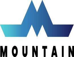 Mountain logo minimalist ,logo adventure hiking vector
