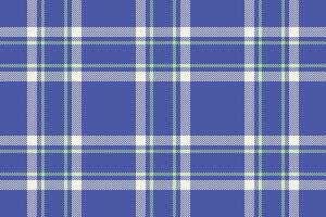 Plaid background, check seamless pattern in blue. fabric texture for textile print, wrapping paper, gift card or wallpaper. vector