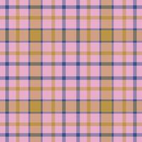 Plaid seamless pattern in pink. Check fabric texture. textile print. vector