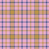 Plaid seamless pattern in pink. Check fabric texture. textile print. vector