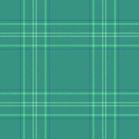 Plaid seamless pattern in green. Check fabric texture. textile print. vector