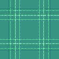 Plaid seamless pattern in green. Check fabric texture. textile print. vector