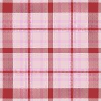 Plaid check pattern. Seamless fabric texture. Tartan textile print. vector