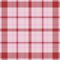 Plaid check pattern. Seamless fabric texture. Tartan textile print. vector