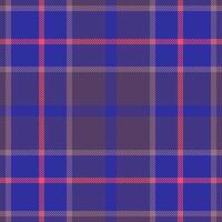 Plaid check pattern. Seamless fabric texture. Tartan textile print. vector