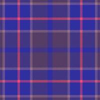 Plaid check pattern. Seamless fabric texture. Tartan textile print. vector