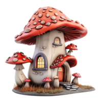 caprichoso mundo do cogumelo casas png