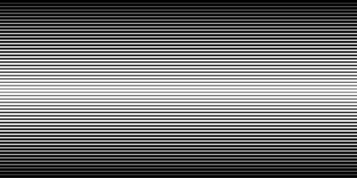 Stripe halftone horizontal pattern in black and white. Line blend. vector