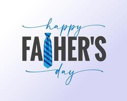 Happy Father's day Internet poster. Invitation design vector