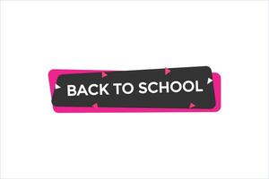 new website back to school click button learn stay stay tuned, level, sign, speech, bubble banner modern, symbol, click, vector