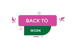 new website back to work click button learn stay stay tuned, level, sign, speech, bubble banner modern, symbol, click, vector