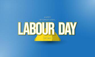 Labour Day design. vector