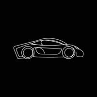 car one line art, car continuous line art , car minimal line art design vector