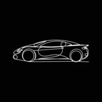 car one line art, car continuous line art , car minimal line art design vector