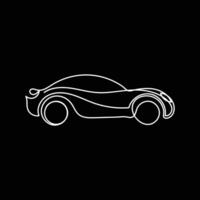 car one line art, car continuous line art , car minimal line art design vector