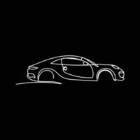 car one line art, car continuous line art , car minimal line art design vector