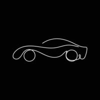 car one line art, car continuous line art , car minimal line art design vector