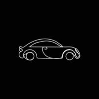 car one line art, car continuous line art , car minimal line art design vector