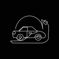 car one line art, car continuous line art , car minimal line art design vector