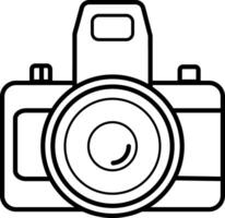 No Recording Retro Camera Clipart for Digital Art Projects. Vintage Photo Camera Illustrations. Vintage Single Use Disposable Camera Icon. illustration vector