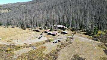 majestätisk berg dal med flod i silverton, colorado video