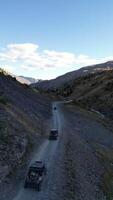 maestoso montagna valle con fiume nel Silverton, Colorado video