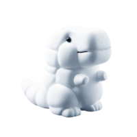 Cute Dinosaur T-rex Marshmallow with Transparent Background Ideal for Party Decorations, Baking, or Children Activities Perfect for 4K Wallpaper, Stickers png