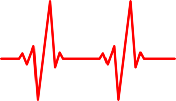Heartbeat pulse line health medical concept for graphic design, logo, web site, social media, mobile app, ui illustration png