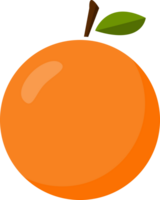 Orange fruit icon for graphic design, logo, web site, social media, mobile app, ui illustration png
