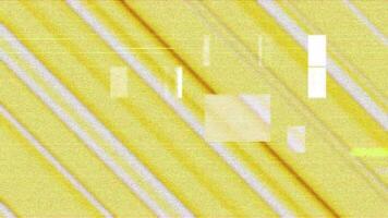a yellow and white striped background with squares video