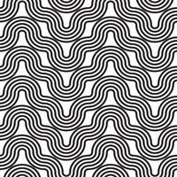 geometric pattern. Seamless braided linear pattern. vector