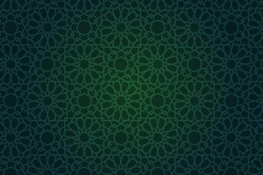 Islamic Pattern Background Green Vector Art, Icons, and Graphics for ...