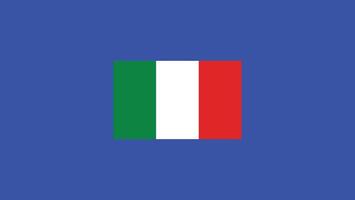 Italy Flag European Nations 2024 Teams Countries European Germany Football Symbol Logo Design Illustration vector