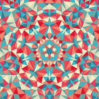Kaleidoscope geometric colorful pattern. Abstract background vector