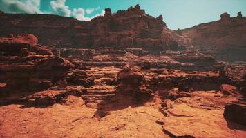 monument vallée désert canyon dans Etats-Unis video
