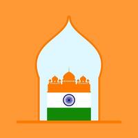 Happy Independence Day of India. vector