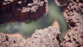 Colorado Fluss Schlucht in der Nähe von moab video
