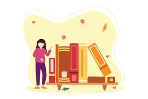 World Book Day Flat Design vector