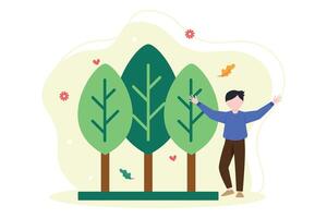 Earth Day Flat Illustration Design vector