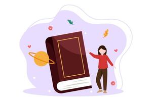 World Book Day Flat Design vector