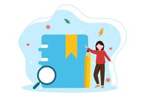 World Book Day Flat Design vector