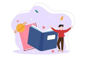 World Book Day Flat Design vector