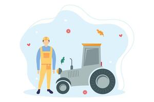 Labour Day Flat Illustration Design vector